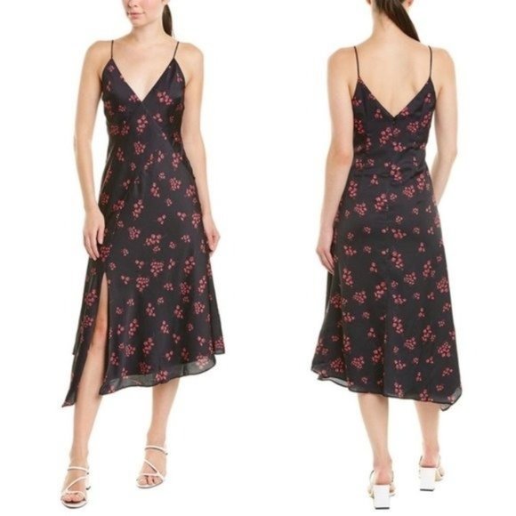 KEEPSAKE the Label Dresses & Skirts - NWT Keepsake the Label Infinity Floral Slip Midi Dress in Pomegranate Ditsy